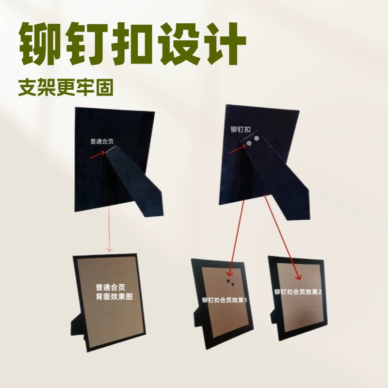 包绒布相框背板支架密度板后支撑源头工厂批发零售植绒背板后托