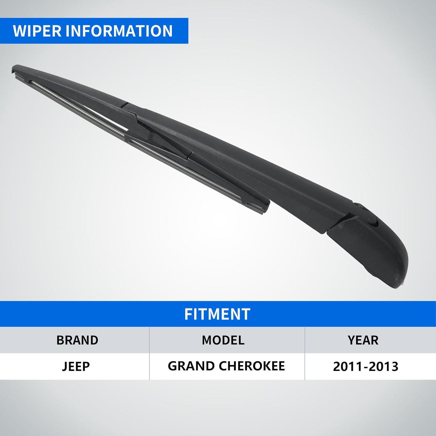 Jeep Grand Cherokee 2005-2010 Rear Window Wiper Blade Wiper Arm 05139836Ab
