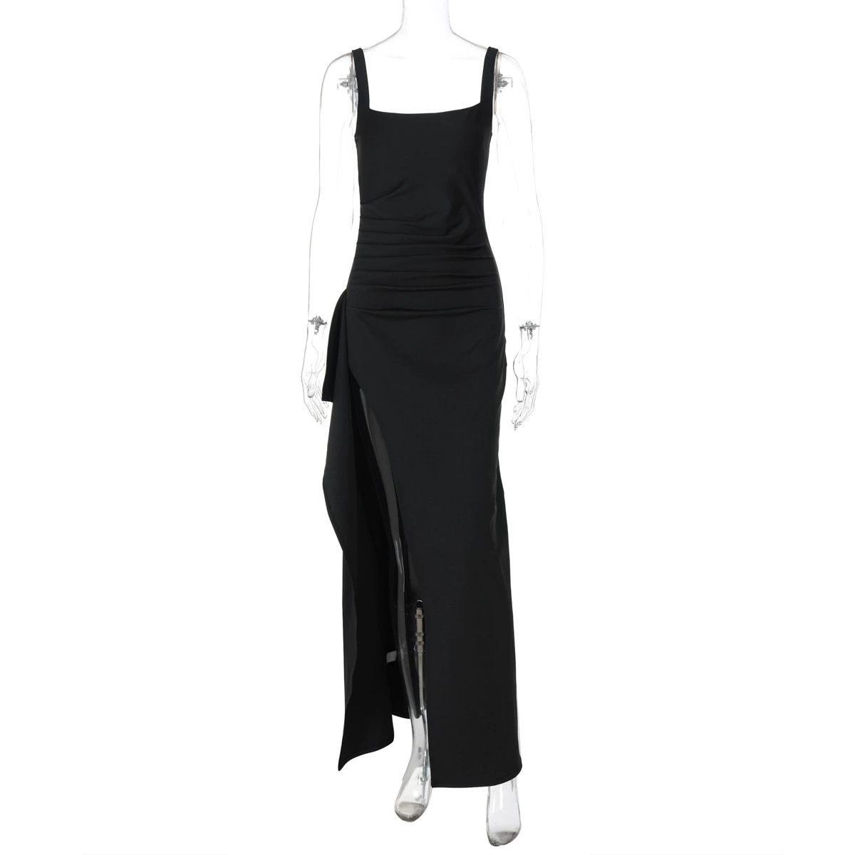 Изделие вечернее, бренд, длинное вечернее платье без спинки, европейский стиль, эффект стройности и подъема