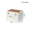 Ivory white [Tomber] 41 length 29 height 24 cm+wooden lid