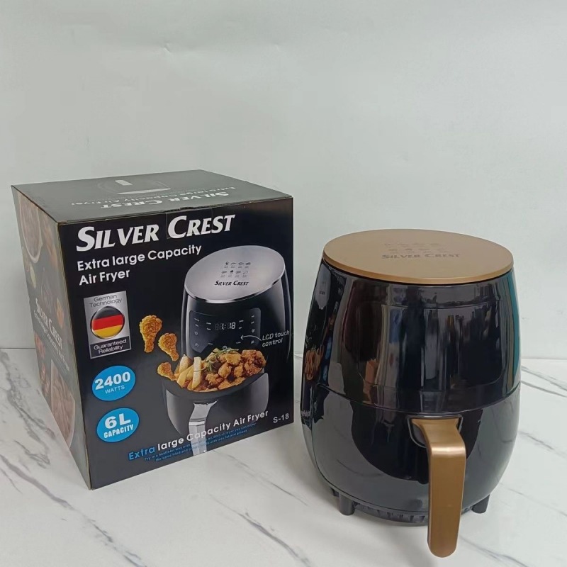 English air fryer household touch screen multi-function large capacity electric fryer potato chips machine export
