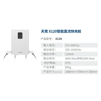 Charging Station with Nine Ports for | Elektrikli avtomobil şarj stansiyaları - 120kw-wall-mounted