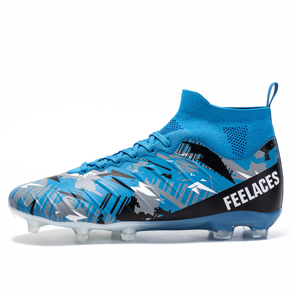 2025 nuevos zapatos de entrenamiento transfronterizos de entrenamiento deportivo transfronterizos de clavos largos zapatos de fútbol juvenil masculino y femenino zapatos de fútbol