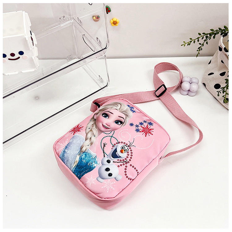 Frozen children's bags, cute princess crossbody bags, Aisha gifts, live wholesale, single-shoulder mobile phone bags undefined