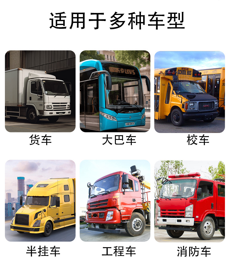ai truck monitoring system recorder hd night vision 360 panorama bsd blind area warning bus reversing image