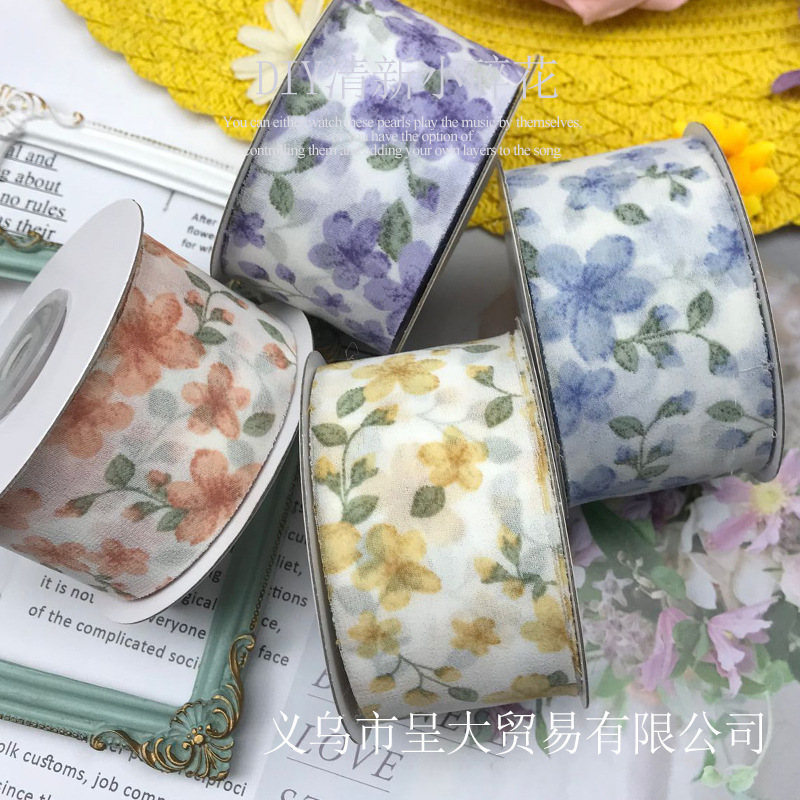 Fresh shiffon hair band handmade