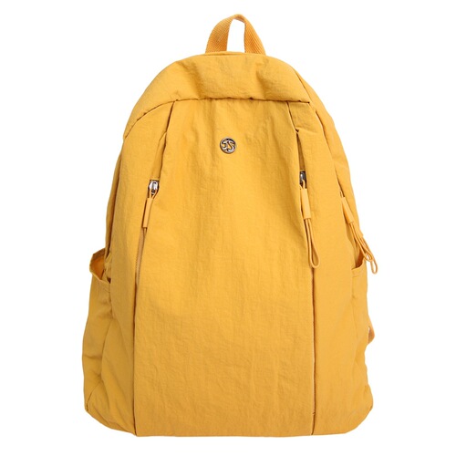 Lightweight Foam Waterproof Nylon Fabric Versatile Dual Shoulder Backpack for Women Colorful Fabric Bag Simple Travel Lady Backpack