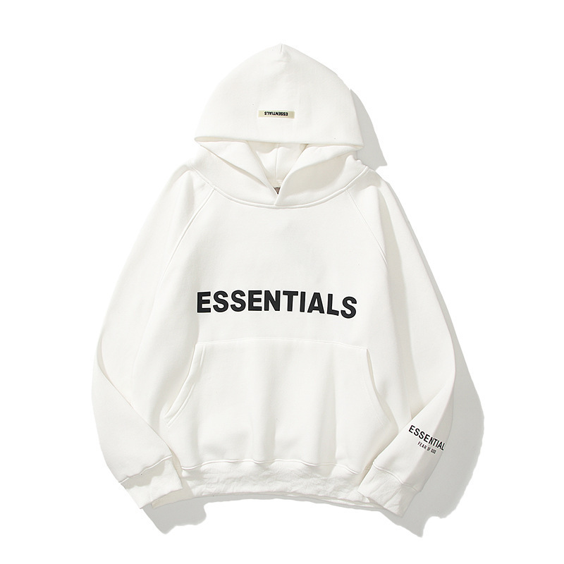Fear of God Essentials Couple Sweatshirt Hooded Men's and Women's Multi-Line High Street Fashion Brand Autumn and Winter Jacket