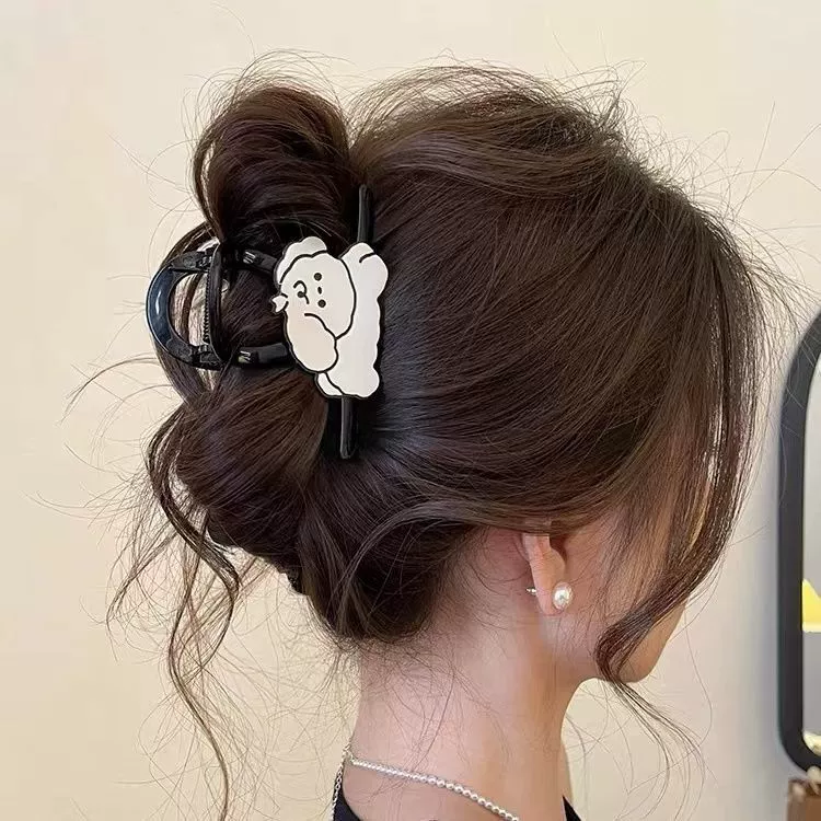 Cartoon cute crab pin, shark, hairgrip, hair accessory, new collection