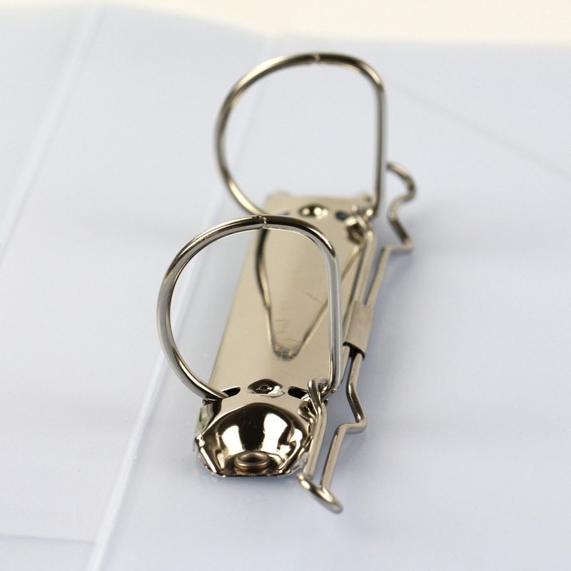 Jindeli large two-hole d-clip punch loose-leaf folder A4 transparent insert double-hole file data plastic wear