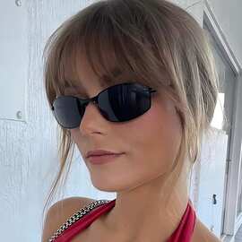 金属Y2K辣妹时尚潮流太阳镜跨境欧美ins网红个性男女防晒墨镜