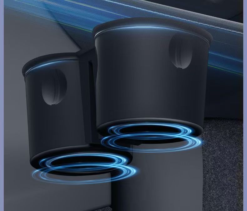 Suitable for Tesla Model 3/Y/Yl Central Control Water Cup Holder Water Cup Slot Tpe Cup Sleeve Accessories Modified Car