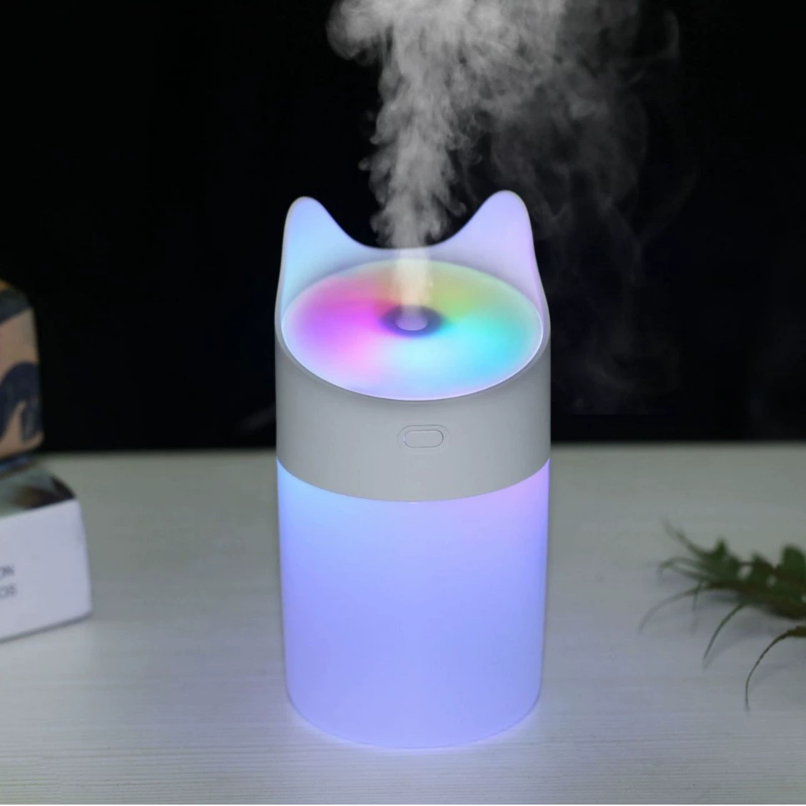 Новый творческий мультфильм настольный домашний Автомобиль кошачьи уши красочная чашка красочный шатер увлажнитель