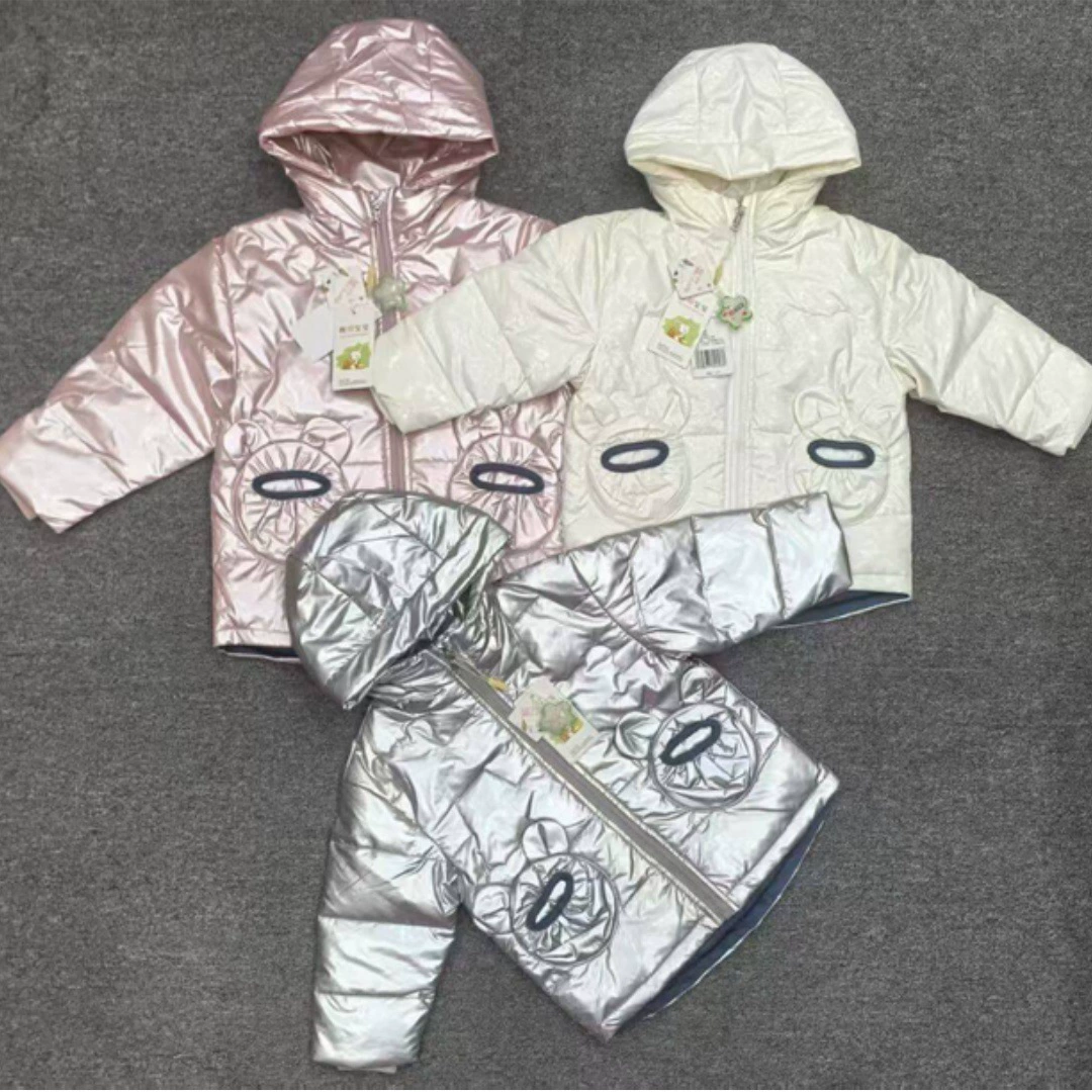 Детская пуховая куртка оптом, бренд Beijing Cool Feather Baby, модный стиль, белый утиный пух.
