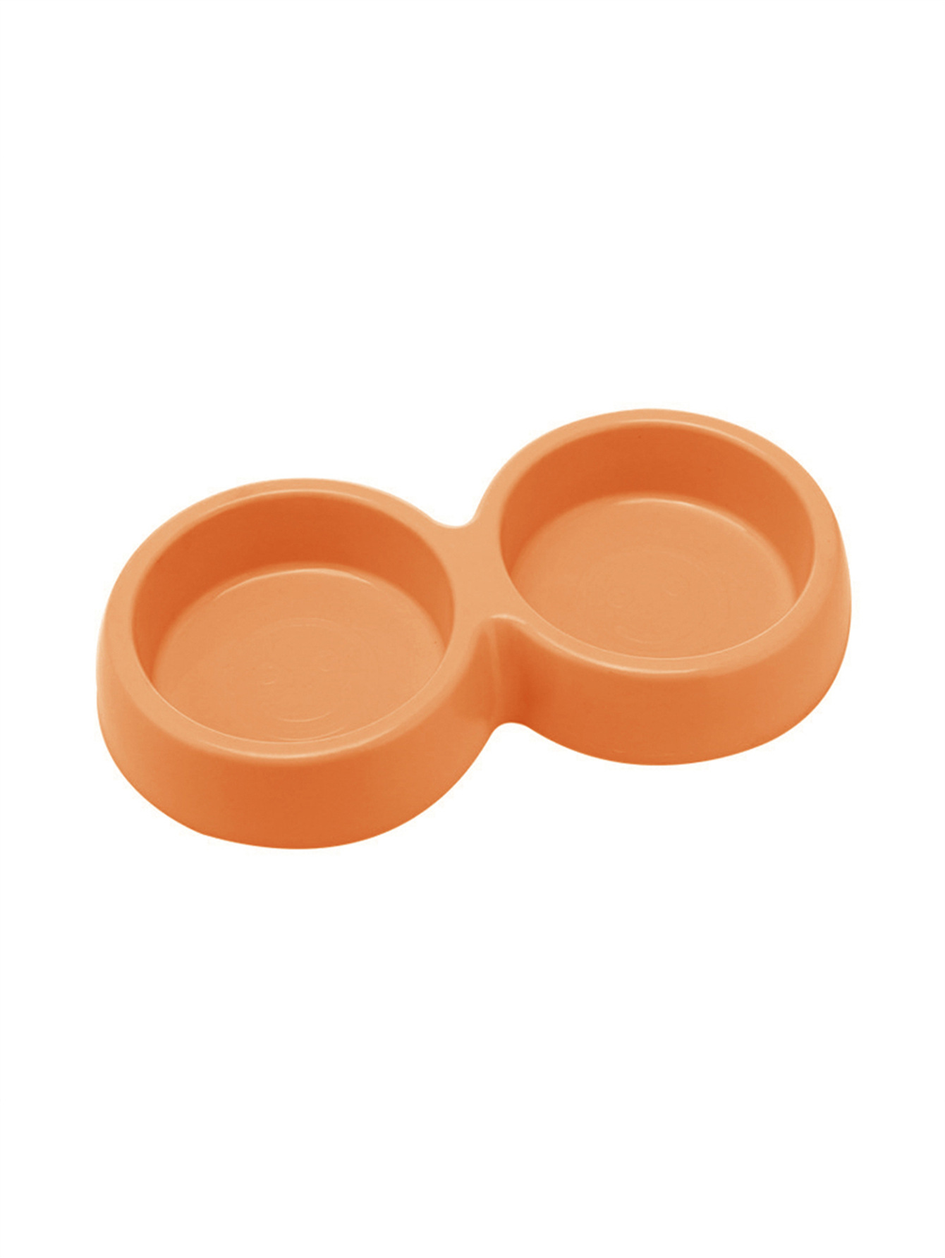 스테인리스 그릇이 없는 오렌지색