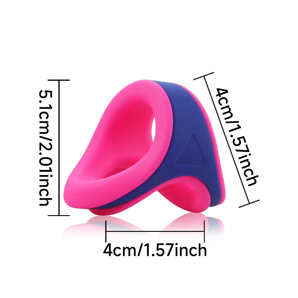 로즈 레드-블루 혼합 색상