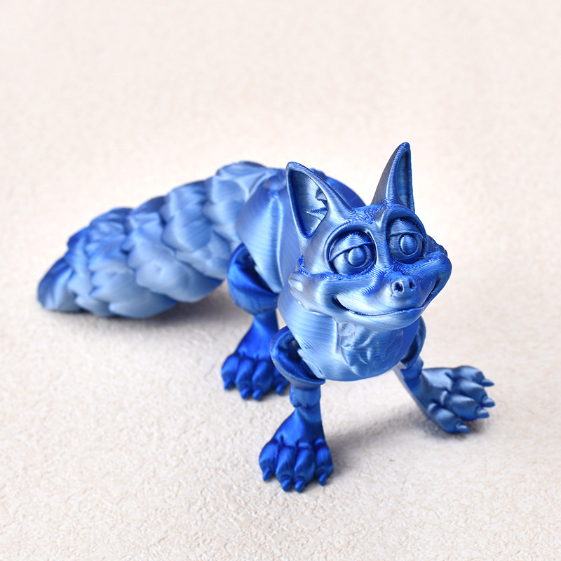 Ventas transfronterizas de juguetes de impresión 3D, animales de impresión 3D, adornos creativos, juguetes de dragón