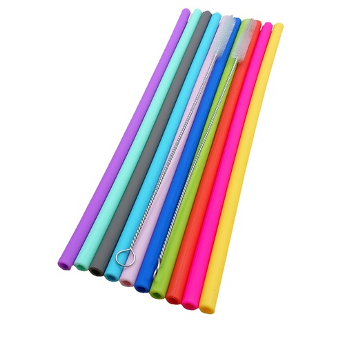 Manufacturer wholesale food grade recycled silicone straws straw household products