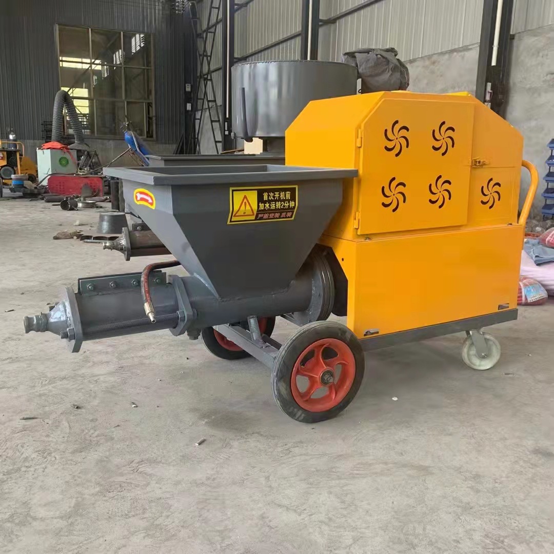 Máquina de pulverización de mortero de cemento multifuncional masilla de pintura de piedra verdadera máquina automática de pared en polvo máquina de pulverización de pared interna y externa máquina de yeso