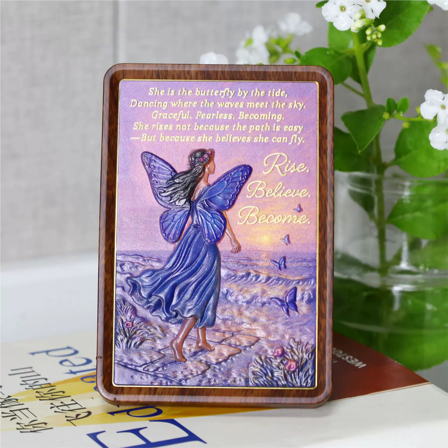 金属工艺品摆件蝴蝶景区建筑锌合金金银纪念品商礼品 徽章纪念章