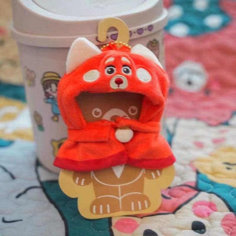 10cm ropa de bebé ropa de muñeca linda de la historieta ropa de Sanrio coolomi melodía capa de felpa ropa de decoración