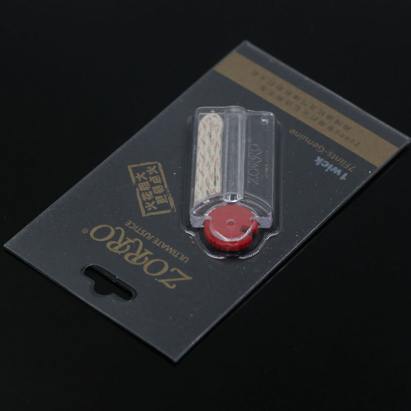 Zorro Z203 Lighter Kerosene Machine Refillable Cotton Wicks + Flint Middle Zorro zorro Accessories