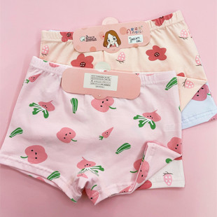 Girls' Boxer Briefs, Kidsren's Category a Cotton Kidsren's Underwear, Breathable Baby Shorts, Girls' Boxer Briefs, Category a
