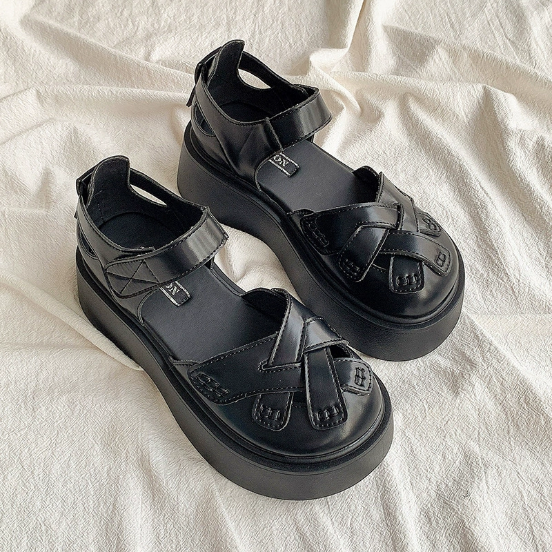 Summer retro woven sandals, 2025 years