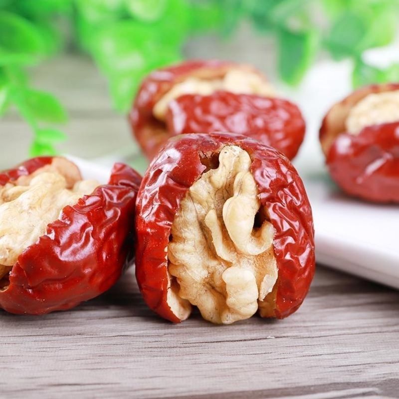 代发灰枣夹核桃现货供应 新疆红枣夹核桃个大肉休闲追剧健康零食|undefined