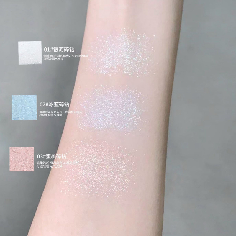 kakashow polvo de alto brillo de perla brillante brillante brillante agua natural estereoscópico de reparación de alto brillo de puré de patata