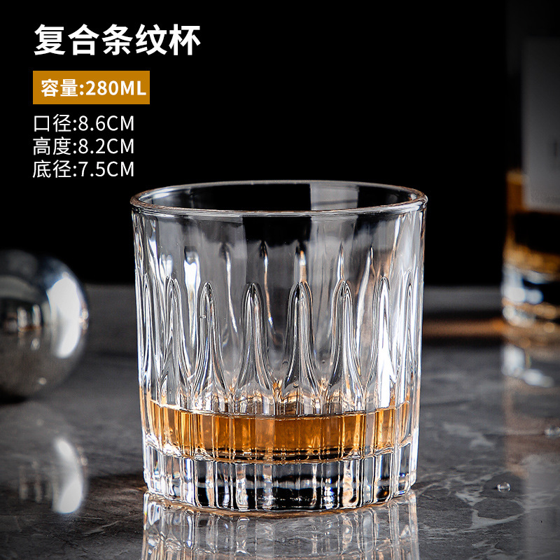 Vaso de whisky Vaso de licor de alto valor Vaso de brandy clásico Vaso de cerveza de cóctel especial