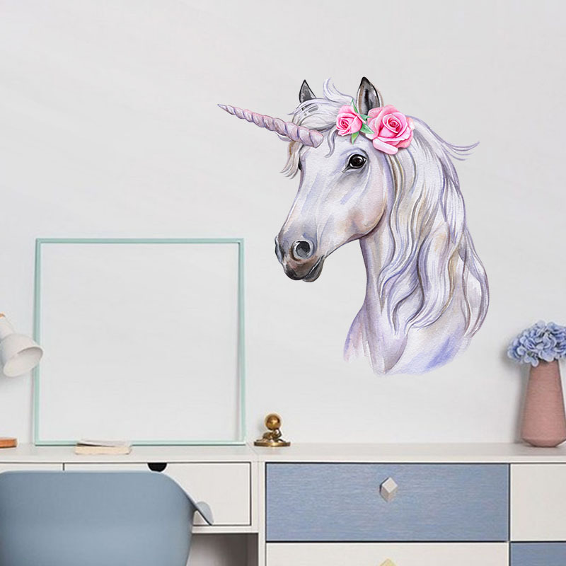 fashion unicorn selfportrait bedroom porch wall stickerspicture7