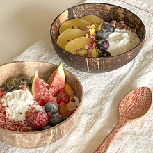 沁沛椰子碗天然网红椰子壳碗椰壳碗可爱甜品碗酸奶碗家用沙拉碗