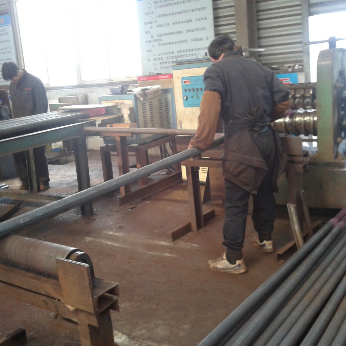 冷拉型钢加热扎头设备