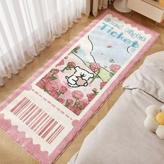 かわいい少女漫画の寝室のじゅうたんは防塵して汚れに耐えられます。