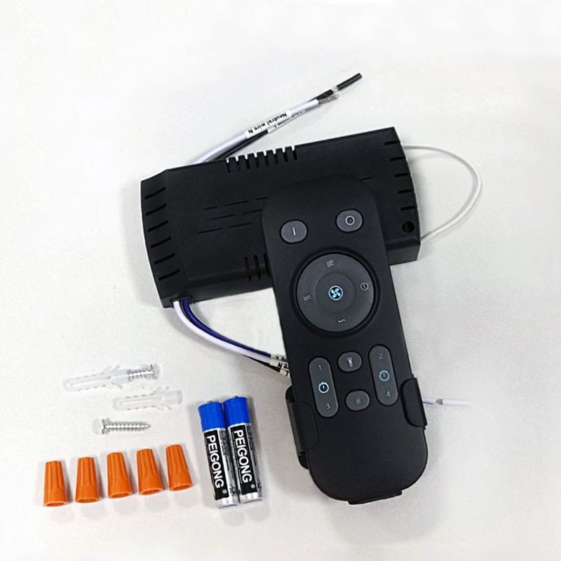 Потолочный вентилятор MD, светильник, низковольтное преобразование частоты, дистанционное управление, 6-скоростной приемник дистанционного управления, контроллер, мощность светильника вентилятора 36-45 Вт