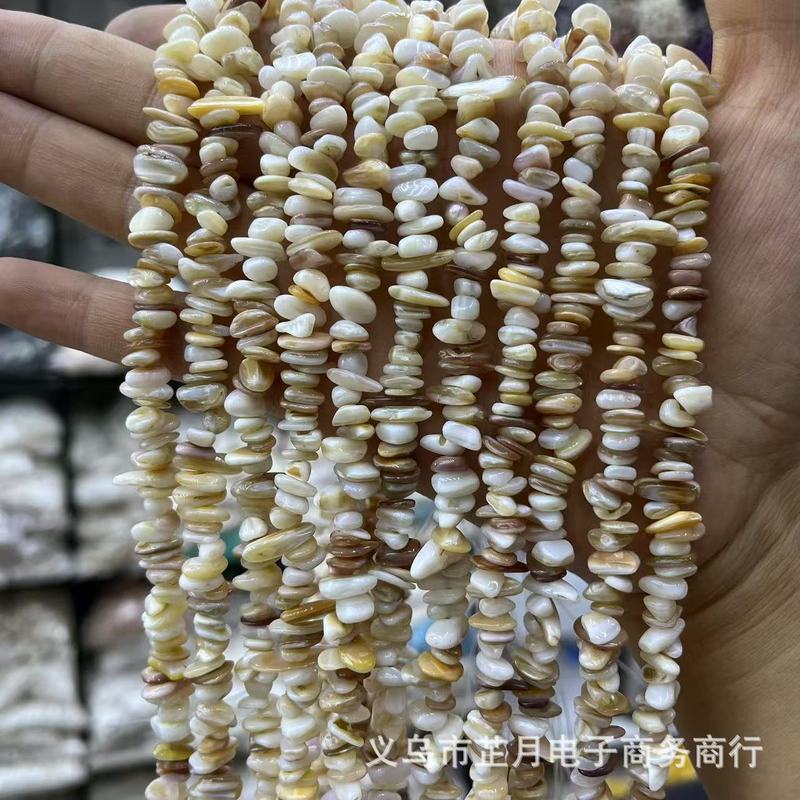 天然淡水シェル 5-8 ミリメートル不規則な砂利シェル DIY ヘアピン衣類ジュエリーアクセサリー材料卸売|undefined