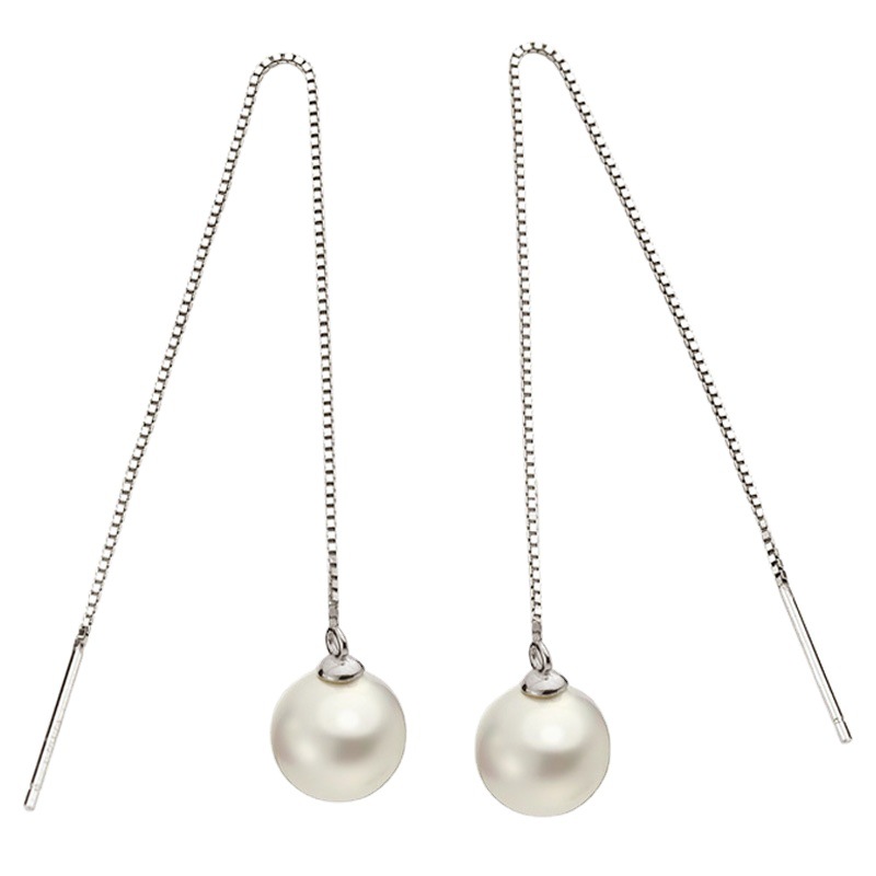copper earrings from pearl