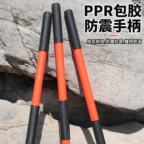 Long handle octagonal hammer, soft plastic handle, wall hammering tool, shock absorbing octagonal hammer case
