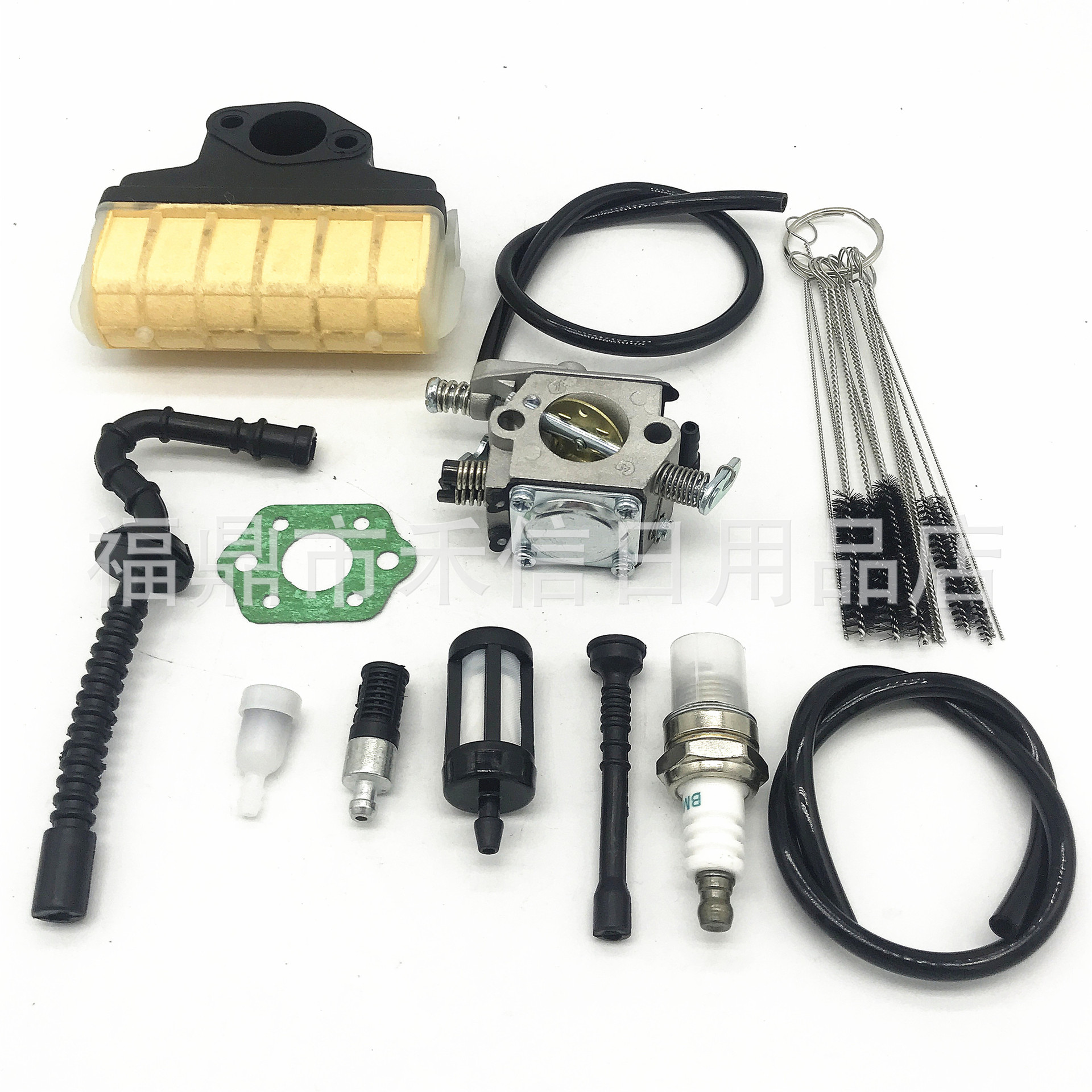 园林化油器套装 化油器MS250 配件含油管 油滤 橡胶 空滤 垫片等