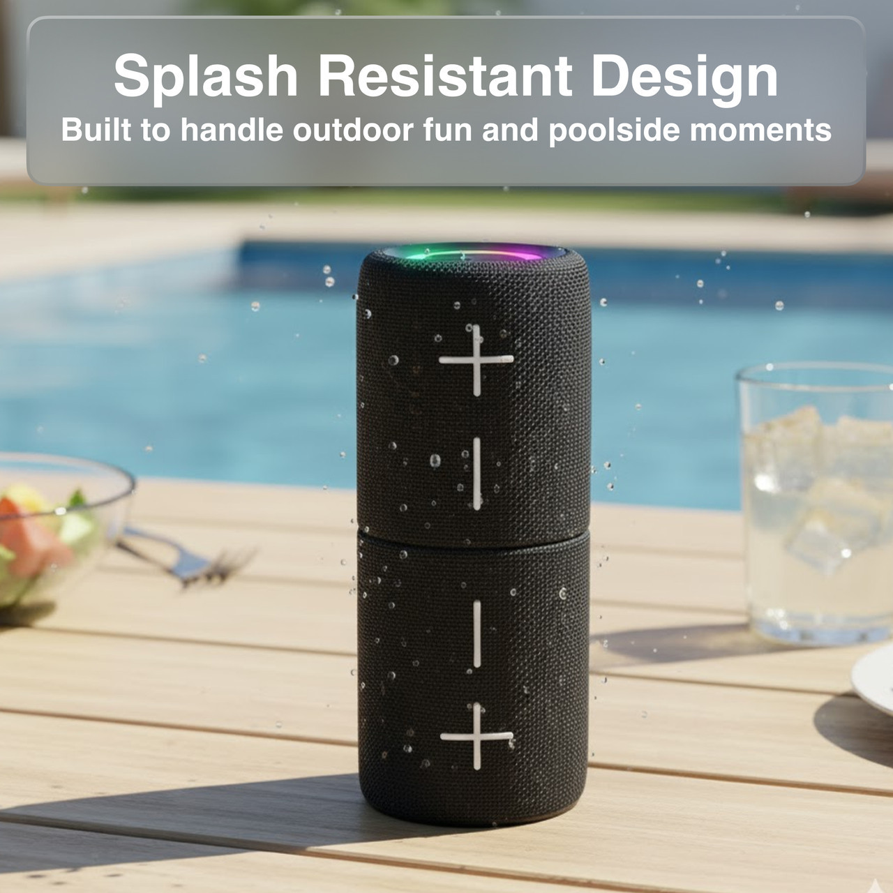 Nuevo altavoz Bluetooth TWS serie de altavoces magnéticos portátiles 2 - en - 1 altavoces inalámbricos al aire libre RGB colorido