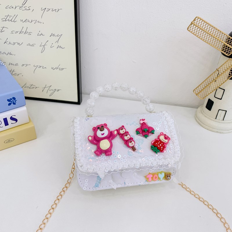 Accesorios para bebés bolsos de cambio, bolsos de hombro de moda, dibujos animados, nuevo estilo coreano, bolsos de mano para niños.