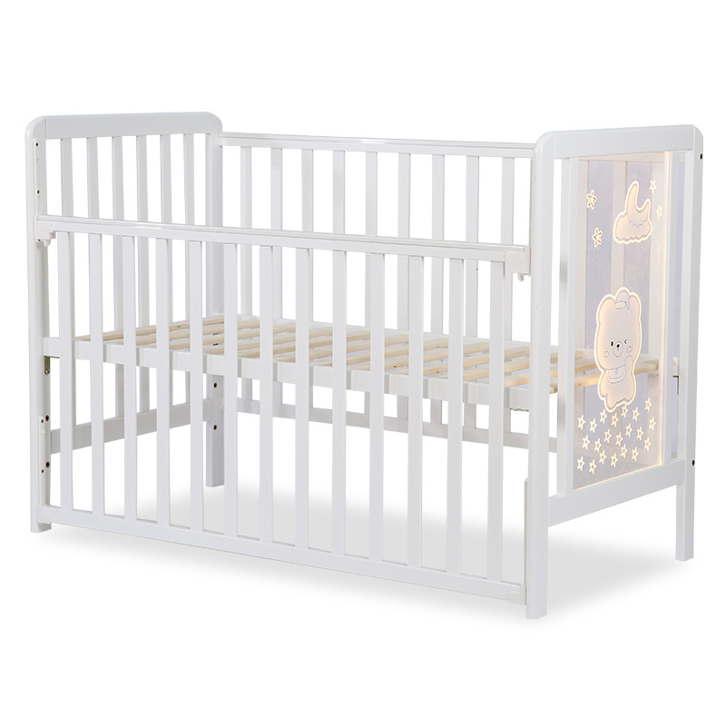Кроватка детская Hebkids KLD-619 белая стандарт