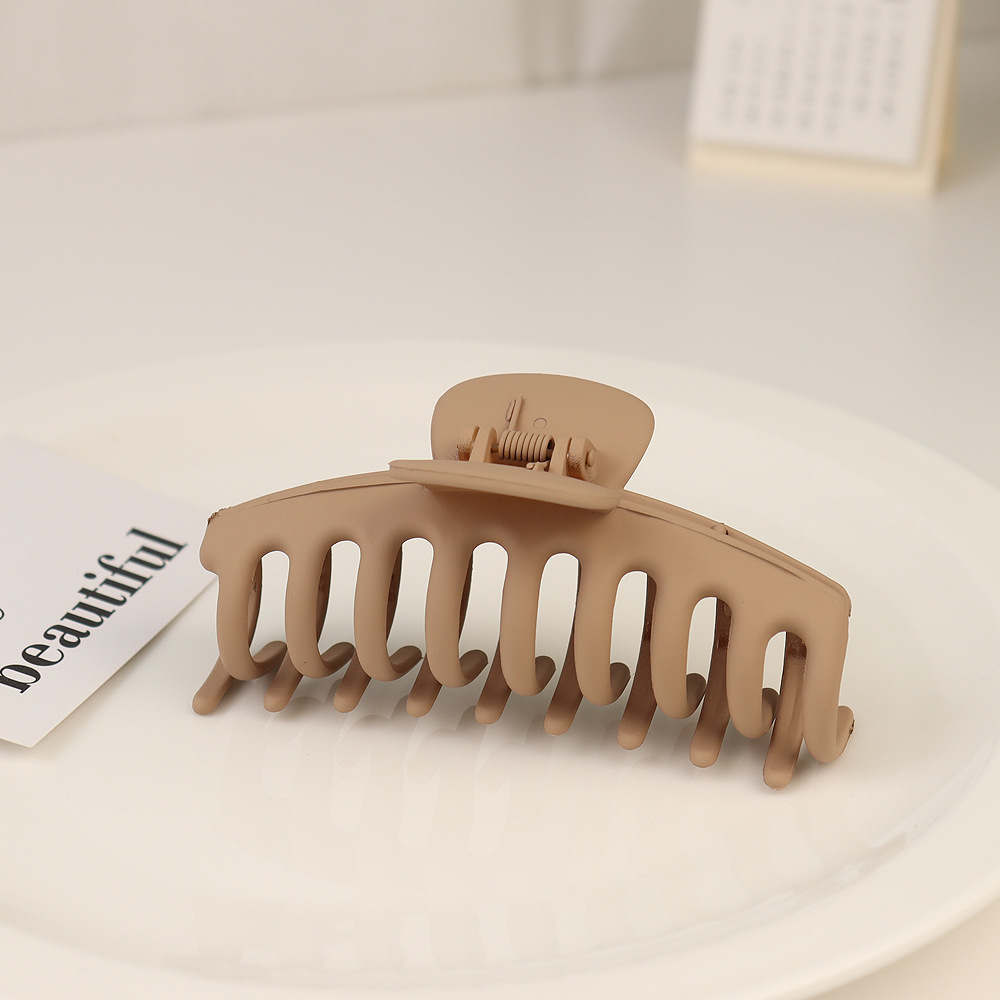 Clip de pelo de baño updo transfronterizo Cabeza trasera clip de pelo grande clip de pelo fijo temperamento clip de pelo clip de tiburón celebridad de Internet