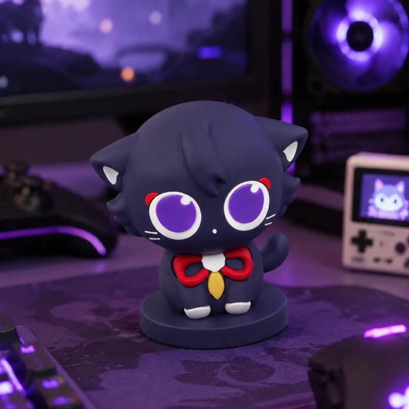 Genshin Impact Wanderer Xiao Cat 6.5cm 60g Fan-Made Creative Figure Cute Ornament Birthday Gift Genshin Impact Wanderer Xiao Cat 6.5cm 60g Fan-Made Creative Figure Cute Ornament Birthday Gift