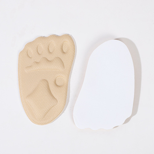 New anti-slip invisible thickened sponge high-heeled shoes half size pad anti-pain foot protection comfortable breathable forefoot pad