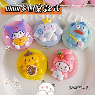 Cartoon cute melody mini tape measure automatic retractable portable small tape measure soft ruler measuring clothes measuring three circumference