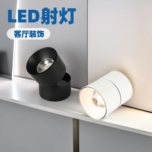 Full Spectrum Led Surface-Mounted Downlight Spotlight Deep Anti-Glare Home Decoration Commercial Lighting Without Opening Ceiling-Mounted High Display Chip