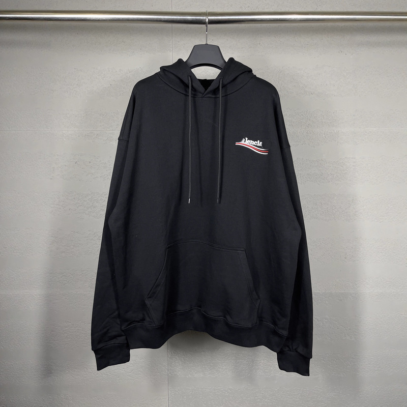 Paris Correct Version Autumn and Winter B Family Cola Wave Embroider 450g High Weight Hoodie Sweatshirt for Men and Women Paris Correct Version Autumn and Winter B Family Cola Wave Embroider 450g High Weight Hoodie Sweatshirt for Men and Women