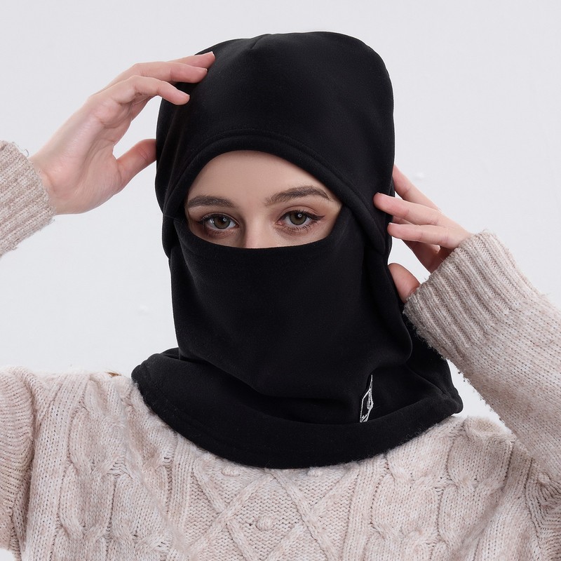 骑行面罩围脖一体帽子澳绒头套男女冬季加绒保暖全脸雷锋帽子|undefined